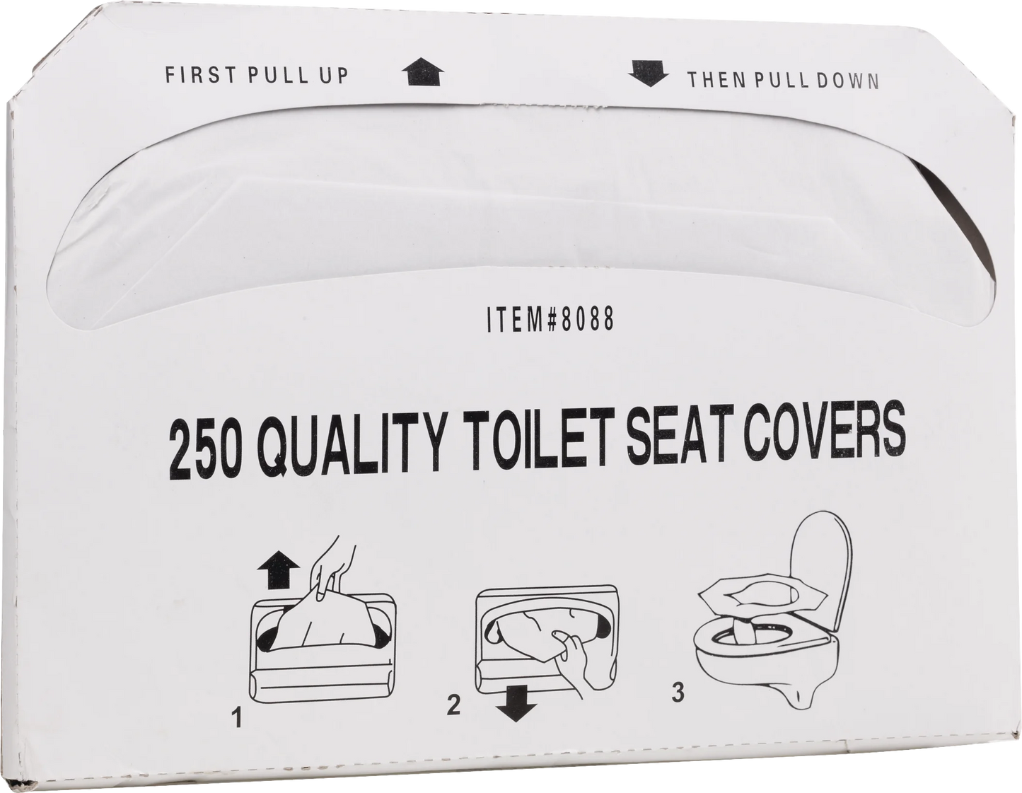 Vital International Solutions Toilet Seat Cover, 250 covers, 20 ct