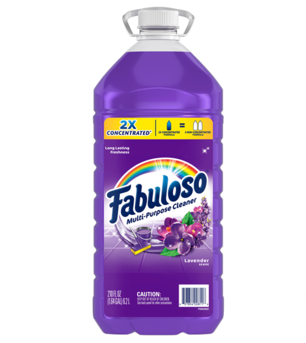 Fabuloso Multi-Purpose Cleaner, 2x Concentrated, Lavender Scent, 210 fl oz