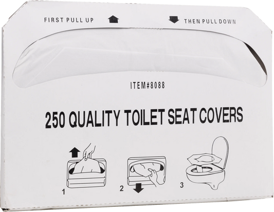 Vital International Solutions Toilet Seat Cover, 250 covers, 20 ct