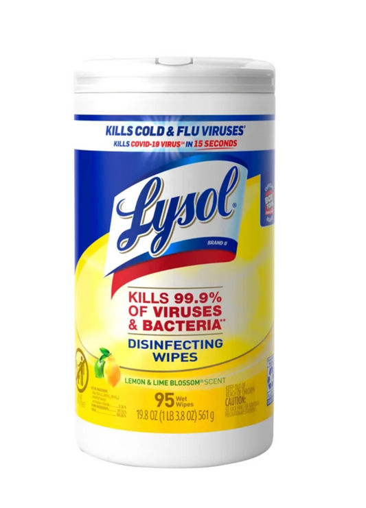 Lysol Disinfecting Wipes, Variety Pack, 95-count, 4-pack